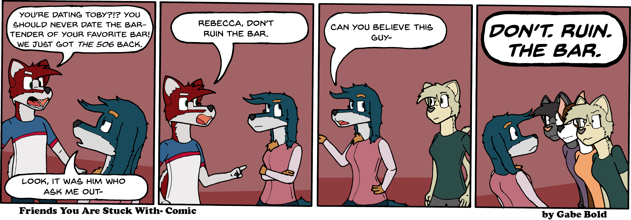 Don't ruin the bar Rebecca.
