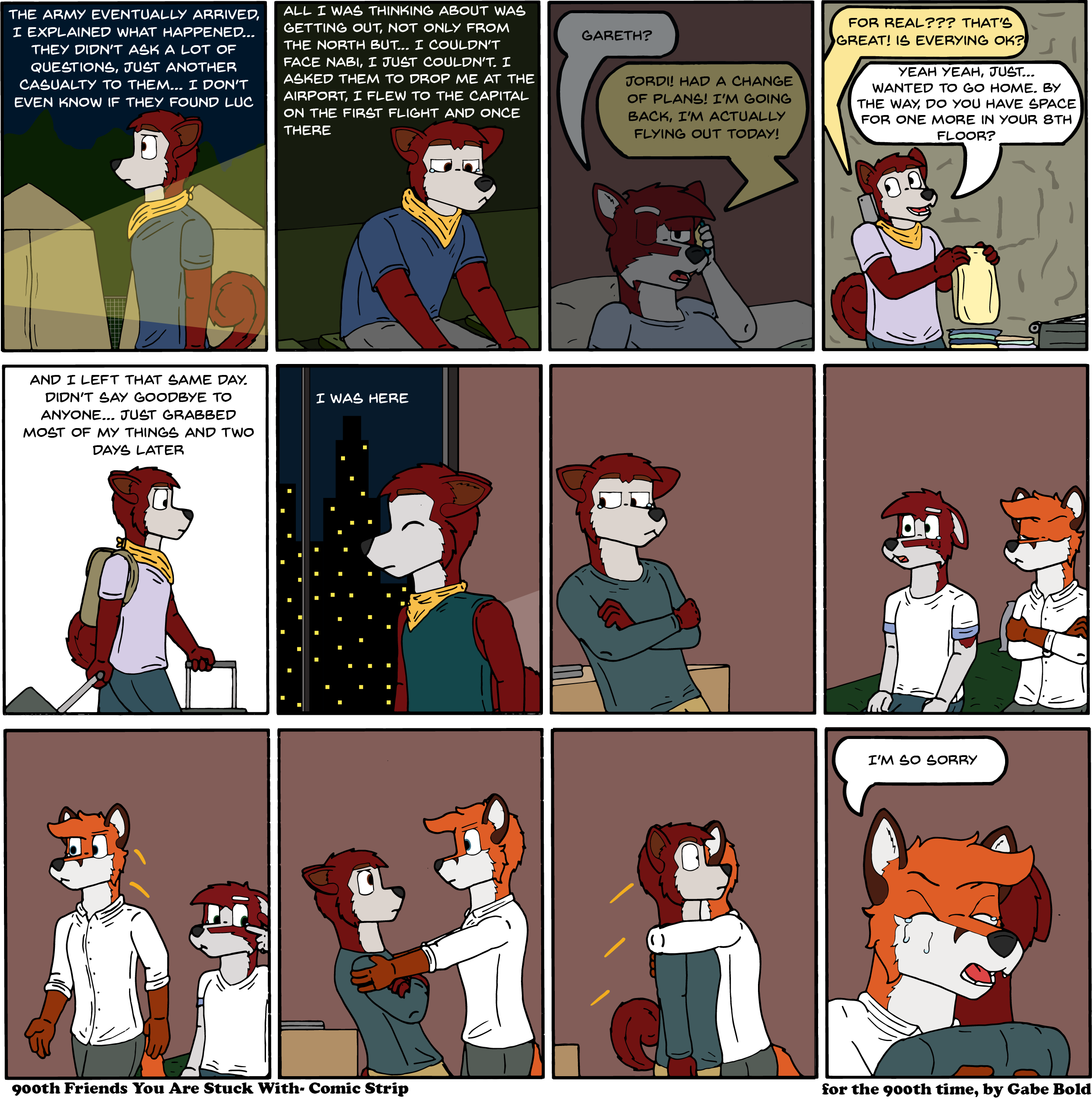 For the 900th, you get a treat in the form of Dom's Hug.