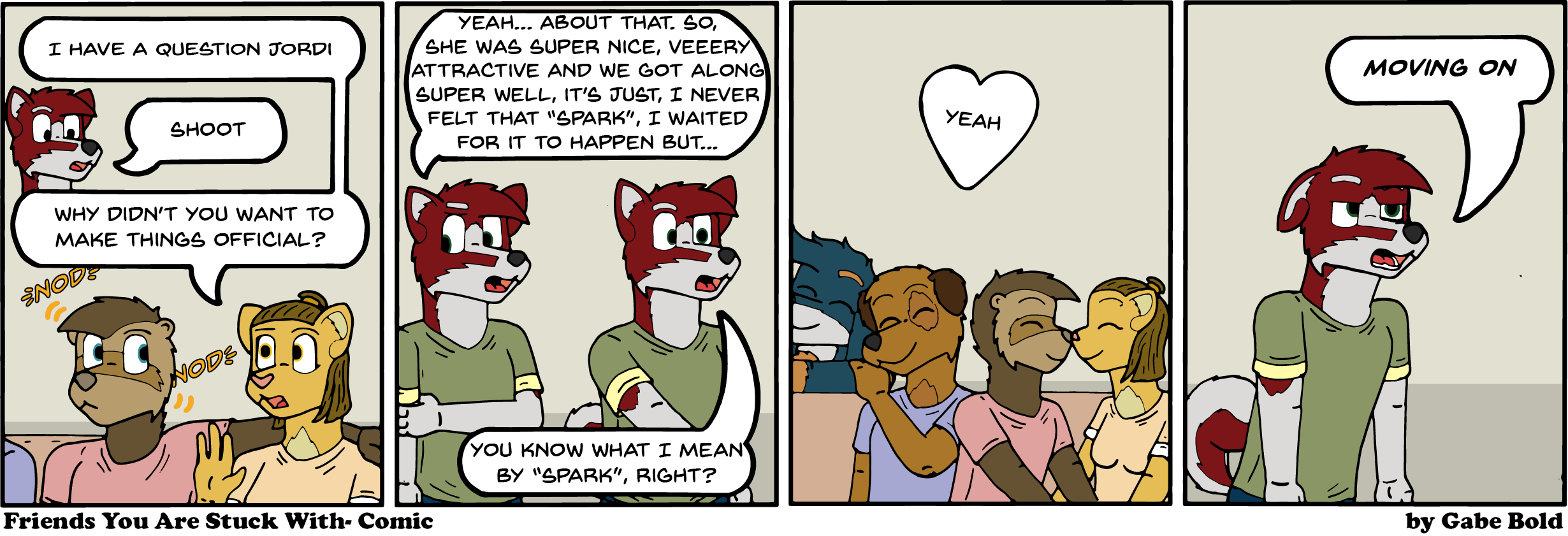 "I did feel with A-... anyway"